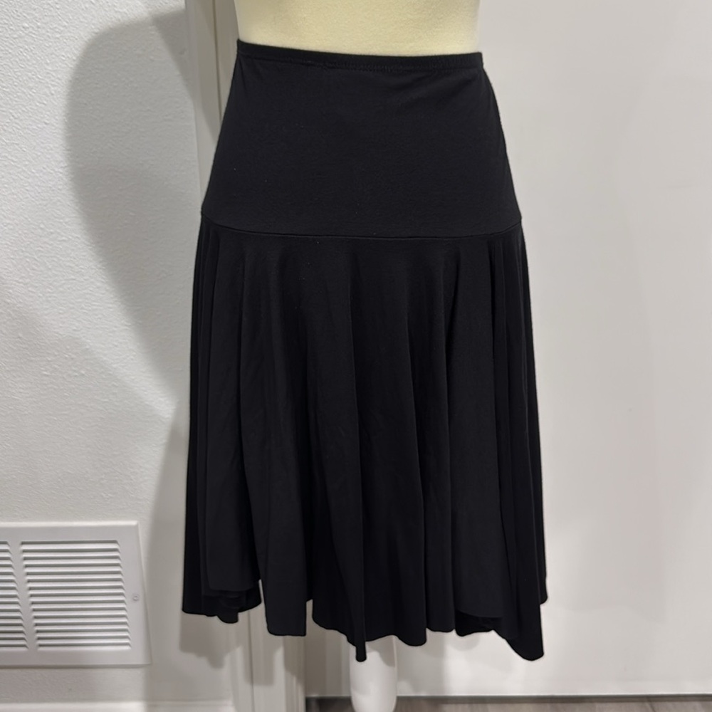 Tracy Evan’s Flowy Layered Grey and Black with Bow Tie - L - Picture 5 of 8